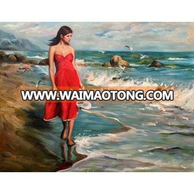 High Quality Modern Knife Woman oil painting large stock