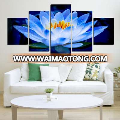 Digital flower printed painting framed canvas print wall decorative art drop shipping